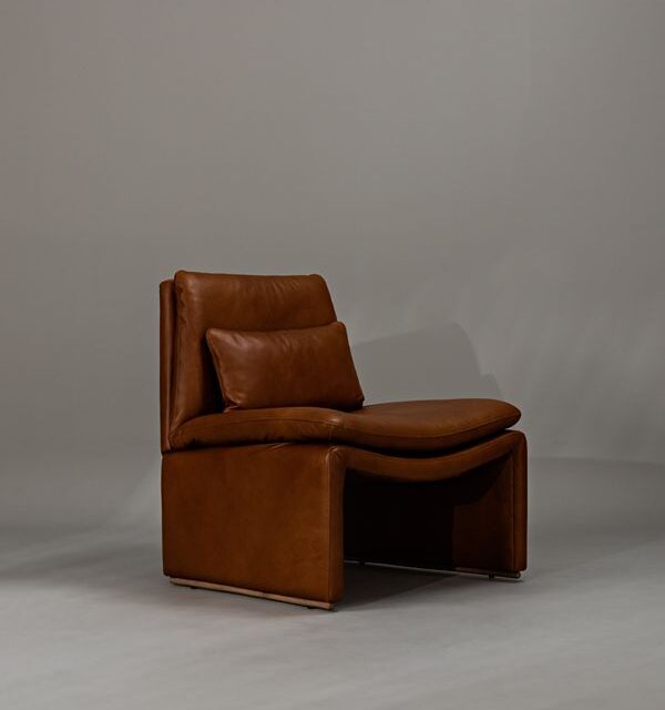 WEST LEATHER OCCASIONAL CHAIR - SO206